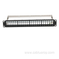 24port Patch Panel without keystone jack